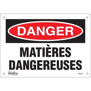 "Matières Dangereuses" Sign - 010-LVJP675