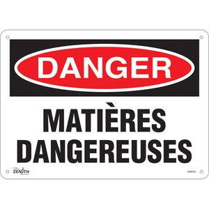 "Matières Dangereuses" Sign - 010-LVJP678