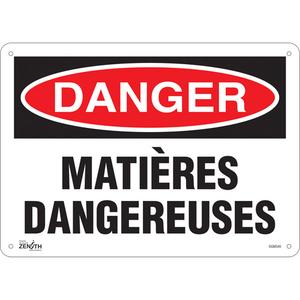 "Matières Dangereuses" Sign - 010-LVJP679