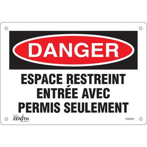 "Espace Restreint" Sign - 010-LVJP672