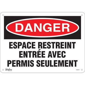"Espace Restreint" Sign - 010-LVJP684