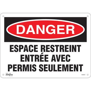 "Espace Restreint" Sign - 010-LVJP685