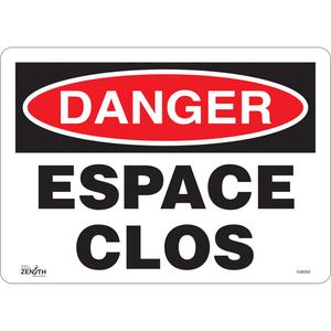 "Espace Clos" Sign - 010-LVJP691
