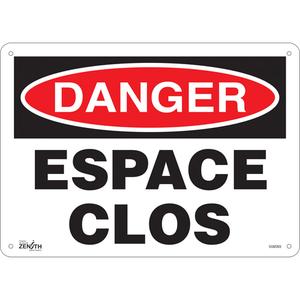 "Espace Clos" Sign - 010-LVJP692