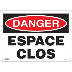 "Espace Clos" Sign - 010-LVJP603