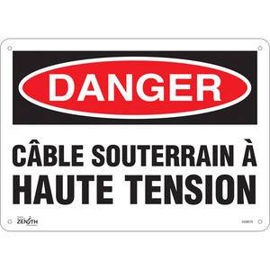 "Câble Souterrain À Haute Tension" Sign - 010-LVJP609