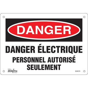 "Personnel Autorisé Seulement" Sign - 010-LVJP601