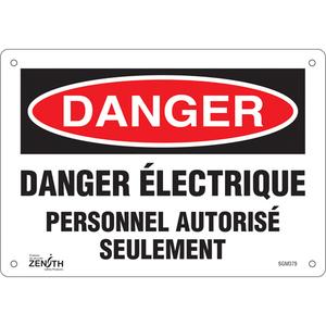 "Personnel Autorisé Seulement" Sign - 010-LVJP602