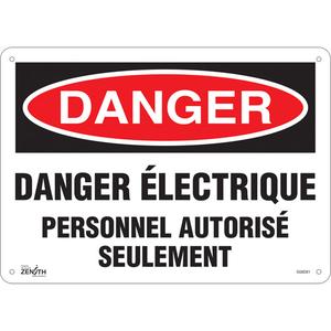 "Personnel Autorisé Seulement" Sign - 010-LVJP614