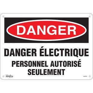 "Personnel Autorisé Seulement" Sign - 010-LVJP615