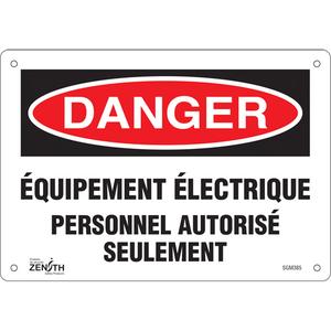 "Équipement Électrique" Sign - 010-LVJP618
