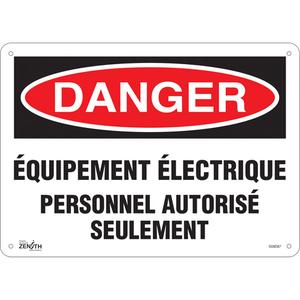 "Équipement Électrique" Sign - 010-LVJP610