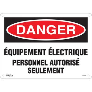 "Équipement Électrique" Sign - 010-LVJP611