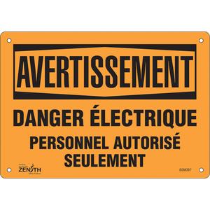 "Danger Électrique" Sign - 010-LVJP620