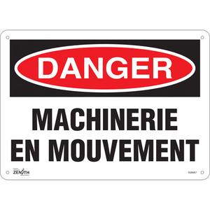 "Machinerie en Mouvement" Sign - 010-LVJP790