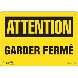 "Garder Fermé" Sign - 010-LVJP704
