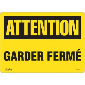 "Garder Fermé" Sign - 010-LVJP705