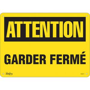 "Garder Fermé" Sign - 010-LVJP707