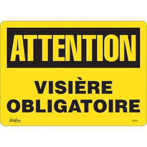 "Visière Obligatoire" Sign - 010-LVJP883