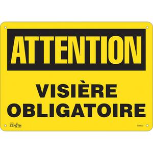 "Visière Obligatoire" Sign - 010-LVJP885