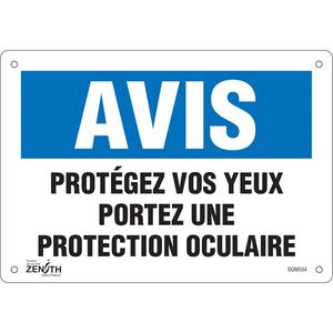 "Protégez vos Yeux" Sign - 010-LVJP887