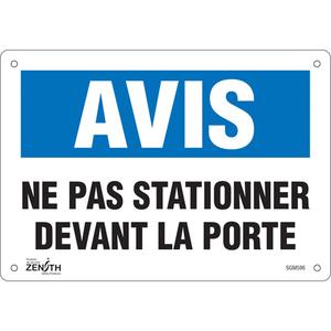 "Ne Pas Stationner" Sign - 010-LVJP829