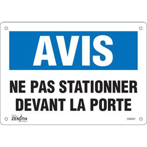 "Ne Pas Stationner" Sign - 010-LVJP820