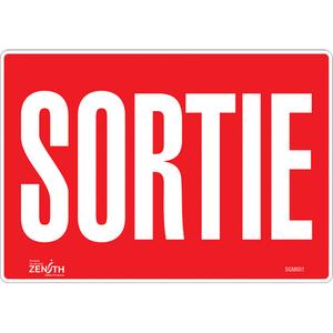 "Sortie" Sign - 010-LVJP934