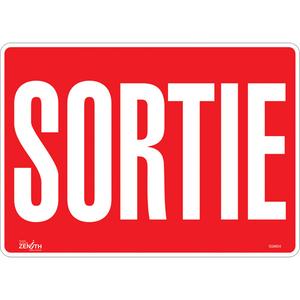 "Sortie" Sign - 010-LVJP937