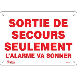 "Sortie De Secours" Sign - 010-LVJP947
