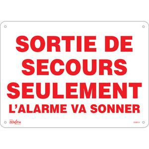 "Sortie De Secours" Sign - 010-LVJP941