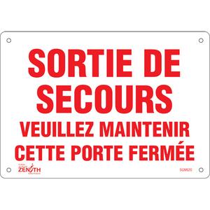 "Sortie De Secours" Sign - 010-LVJP953