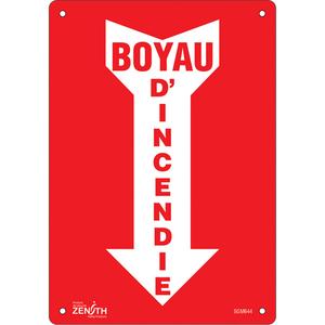 "Boyau D'Incendie" Arrow Sign - 010-LVJP977