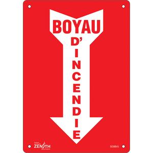 "Boyau D'Incendie" Arrow Sign - 010-LVJP978