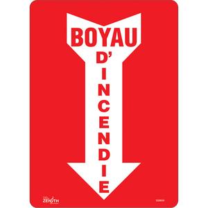 "Boyau D'Incendie" Arrow Sign - 010-LVJP979
