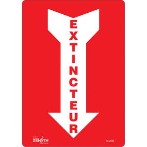 "Extincteur" Arrow Sign - 010-LVJP972