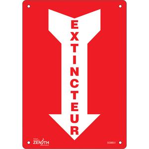 "Extincteur" Arrow Sign - 010-LVJP984