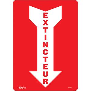 "Extincteur" Arrow Sign - 010-LVJP985