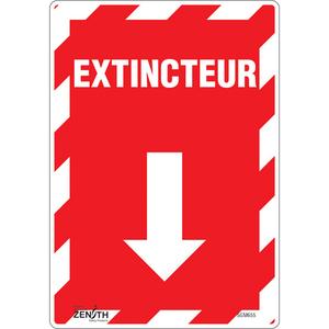"Extincteur" Arrow Sign - 010-LVJP988