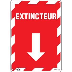 "Extincteur" Arrow Sign - 010-LVJP982
