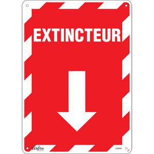 "Extincteur" Arrow Sign - 010-LVJP993