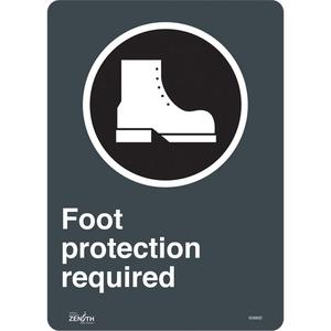 "Foot Protection Required" Sign - 010-LVJP915
