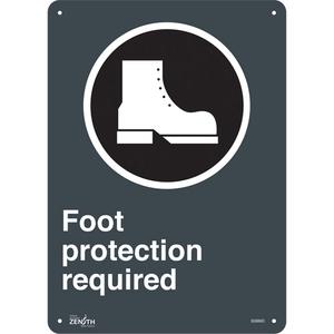 "Foot Protection Required" Sign - 010-LVJP916