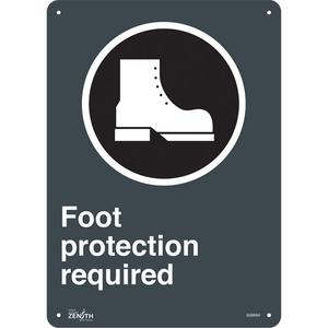 "Foot Protection Required" Sign - 010-LVJP917