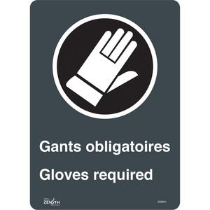 "Gant Obligatoires - Gloves Required" Sign - 010-LVJP924