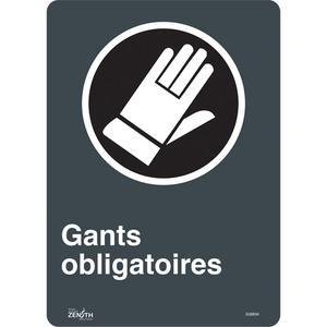"Gants Obligatoires" Sign - 010-LVJP927
