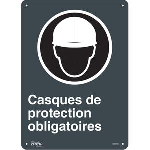 "Casques De Protection Obligatoires" Sign - 010-LVJP035