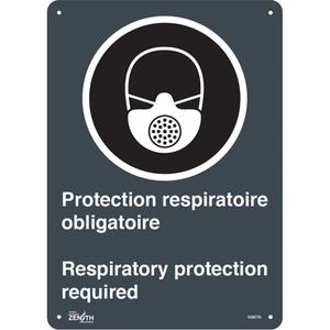 "Protection Respiratoire Respiratory Protection" Sign - 010-LVJP038