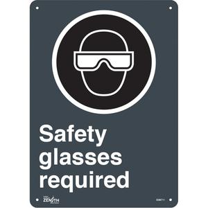 "Safety Glasses Required" Sign - 010-LVJP044