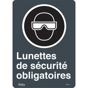 "Lunettes De Sécurité Obligatoires" Sign - 010-LVJP048